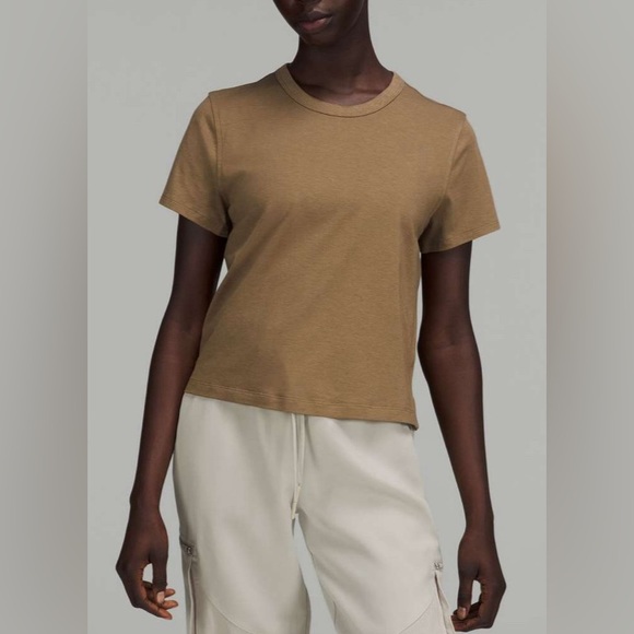 lululemon athletica Tops - Lululemon Classic-Fit Cotton-Blend T-Shirt